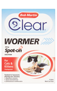 bob martin worming tablets cats