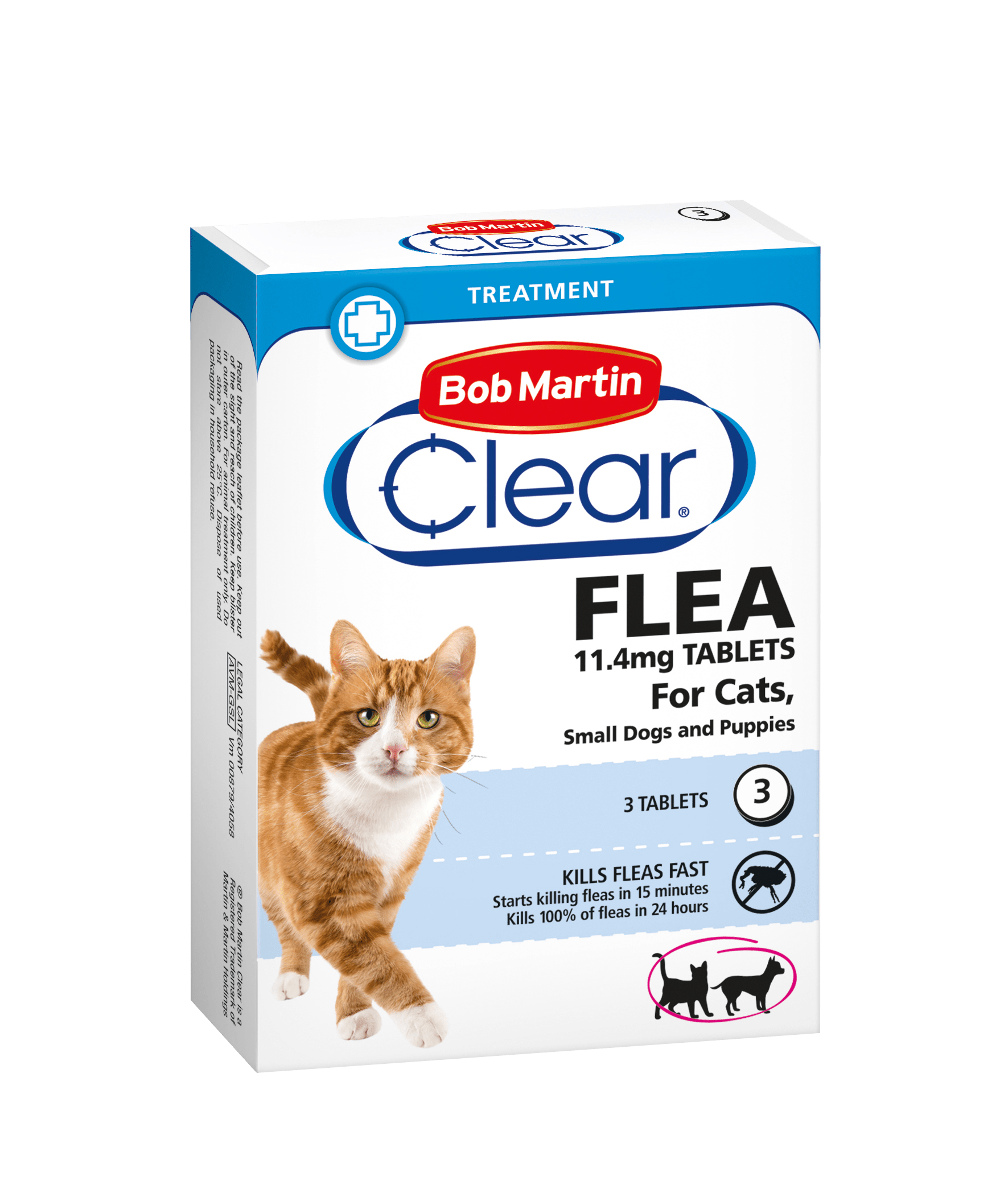 Bob Martin Clear Flea Tablets For Cats Pack Of 3 Bob Martin